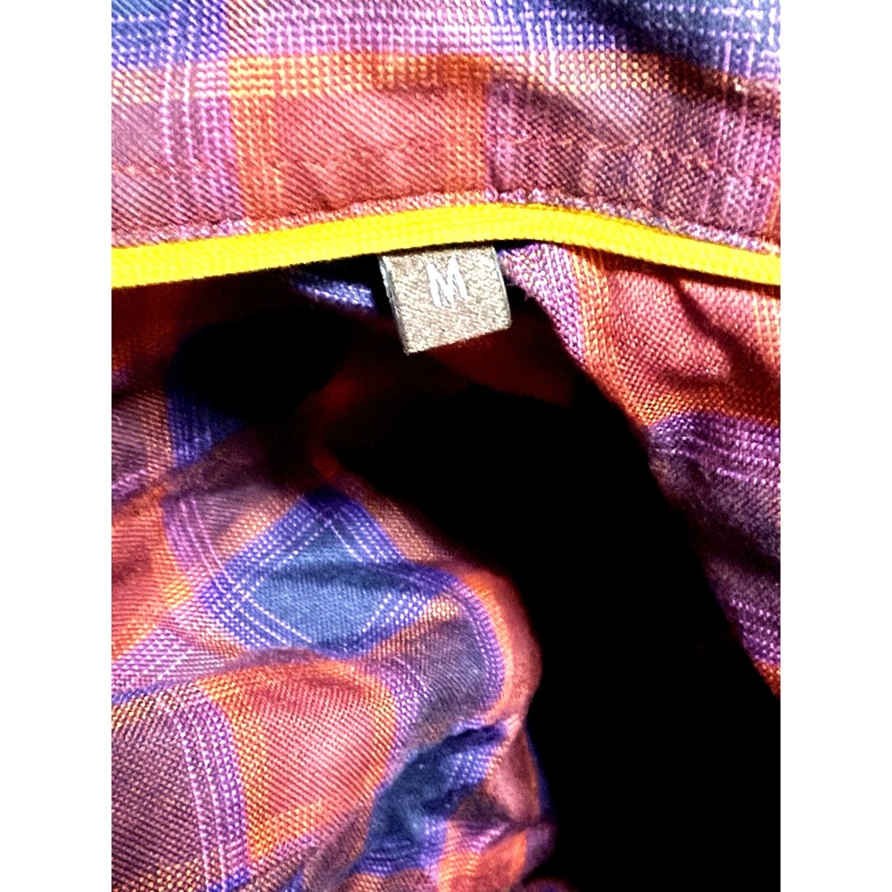 Robert Talbott Classic Button Up Shirt Mens Size M Multicolor Plaid‎ Long Sleeve - Picture 15 of 15